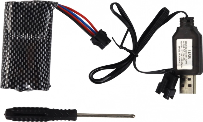 Genopladeligt 7,4 V batteri og nem påfyldning