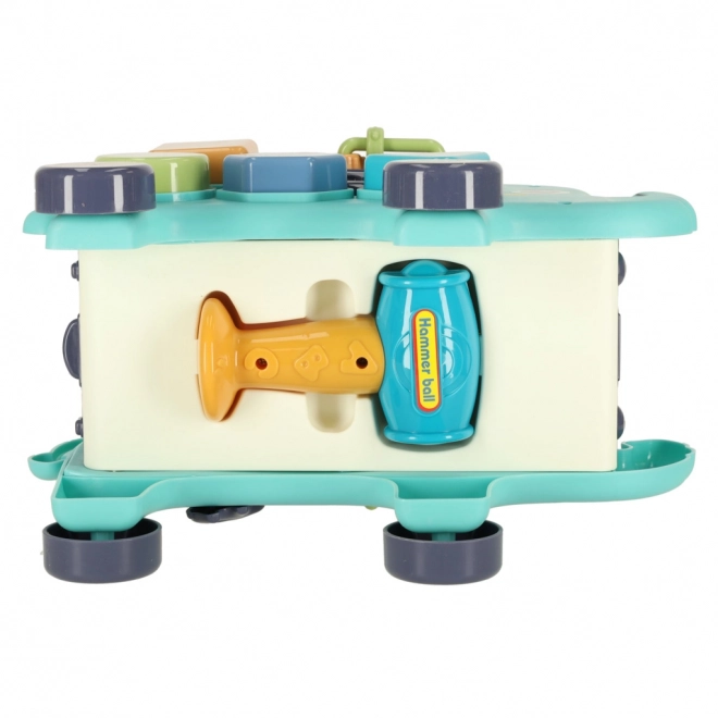 Interaktiv klodssortering montessori elefant 26 cm