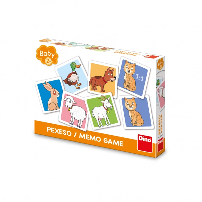 Dino Baby pexeso husdyr