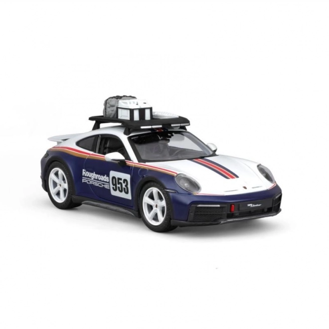 Bburago 1:24 Racing - Porsche 911 Dakar - Blå 953 Roughroads
