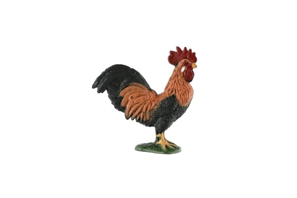 Plastfigur af hane 5cm