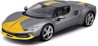 Metalmodel Ferrari 296 GTB Assetto Fiorano 1:18 grå