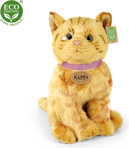 Rappa plysbamse kat brun 25 cm økologisk