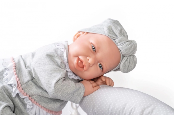 Antonio Juan 33228 CARLA - realistisk babydukke med blødt stoflegeme - 42 cm