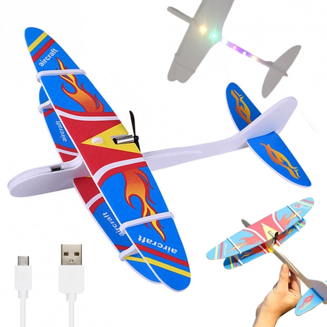 Polystyrenfly med USB LED-belysning