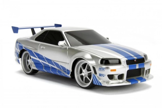 Hurtig og rasende RC bil Nissan Skyline 1:24