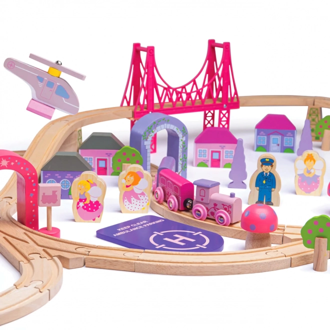 Bigjigs Rail Træ Stor Prinsessespor