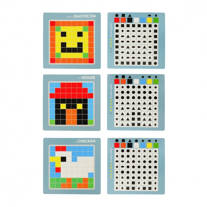 Kreativ logisk puslespil mosaik 175 dele
