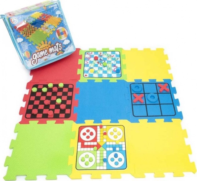 Skumpuslespil med brætspil 26,5 × 26,5 cm