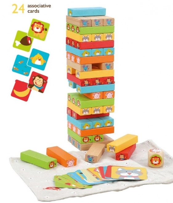 Lucy & Leo „Gæt, hvem“ - børns træspil Jenga
