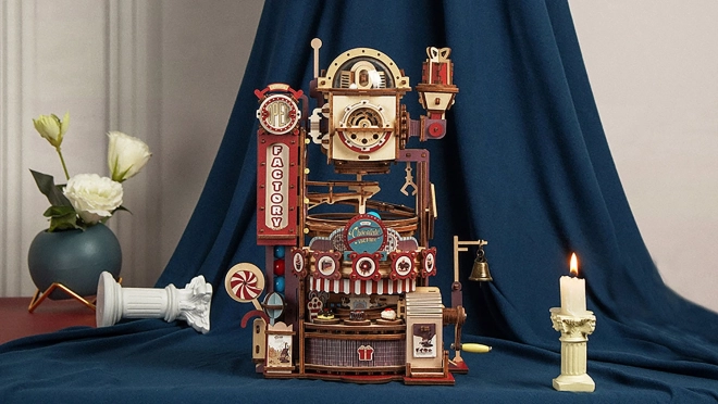 RoboTime 3D puslespil kuglebane Chokoladefabrik