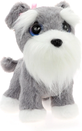 Plysbamse-schnauzer med rygsæk Cutekins