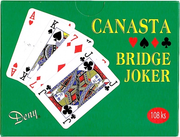 Æske med Canasta-kort 108 stk.