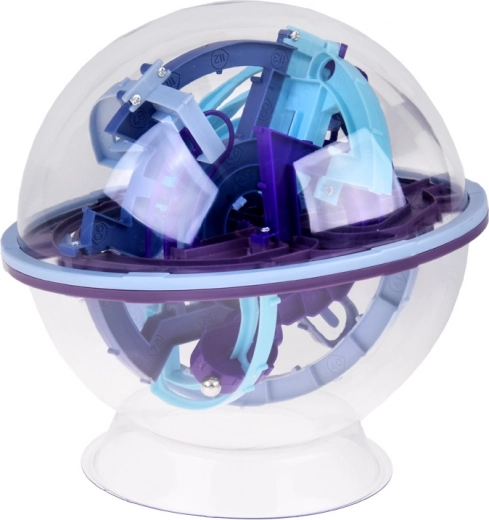 Gennemsigtig kugle med flerniveaus 3D-labyrint