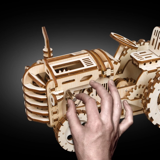 RoboTime 3D træmekanisk puslespil Traktor