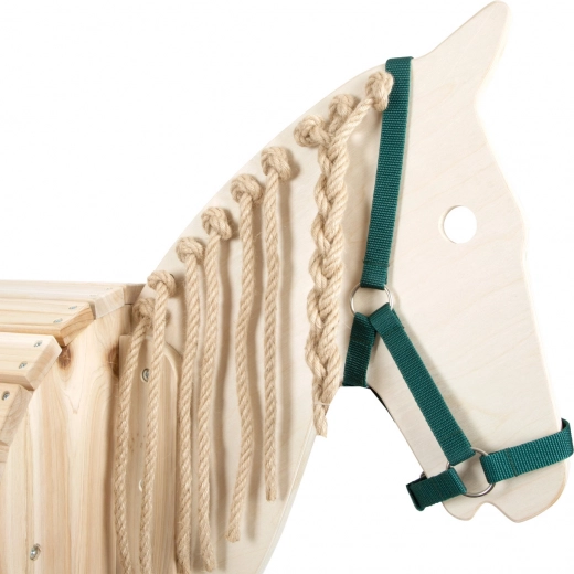 Man og hale af sisal til fletning