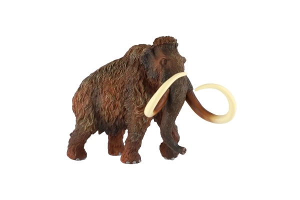 Uldhåret mammut i plastik 18cm i pose