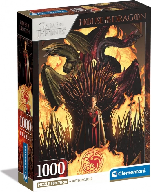 CLEMENTONI Puslespil Rod draka: Rhaenyra Targaryen 1000 brikker