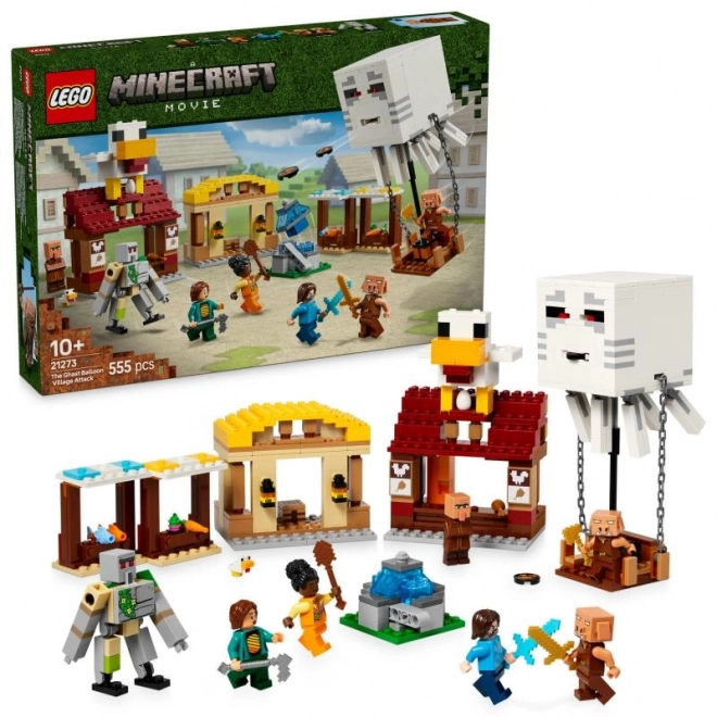 LEGO Minecraft 21273 Angreb af ghastballonen på landsbyen