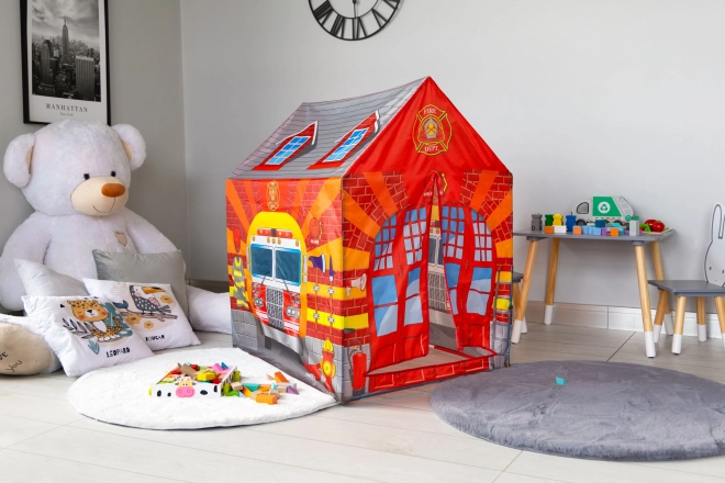 børnetelt brandstation iplay