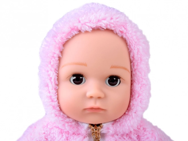 Blød gummidukke baby 43 cm