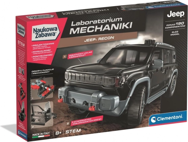 mekaniklaboratorium – byggesæt jeep recon fra clementoni
