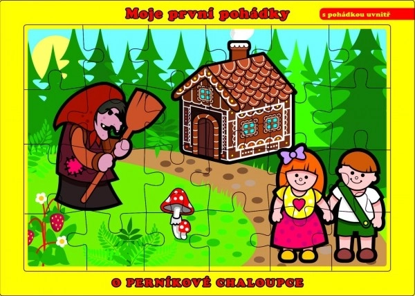 Puslespil Peberkagehus 24 brikker