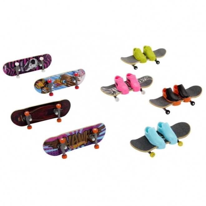 Hot Wheels Fingerboard og Sko 8 stk