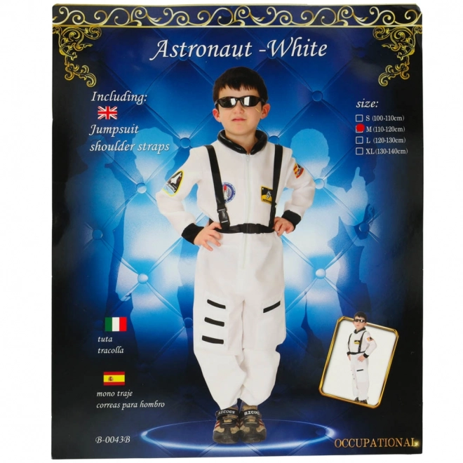 Karneval kostume astronaut størrelse M