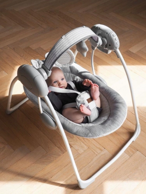 Vippestol med melodier MoMi LISS bjørn pink