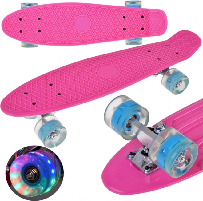 Skateboard Fiszka med LED hjul