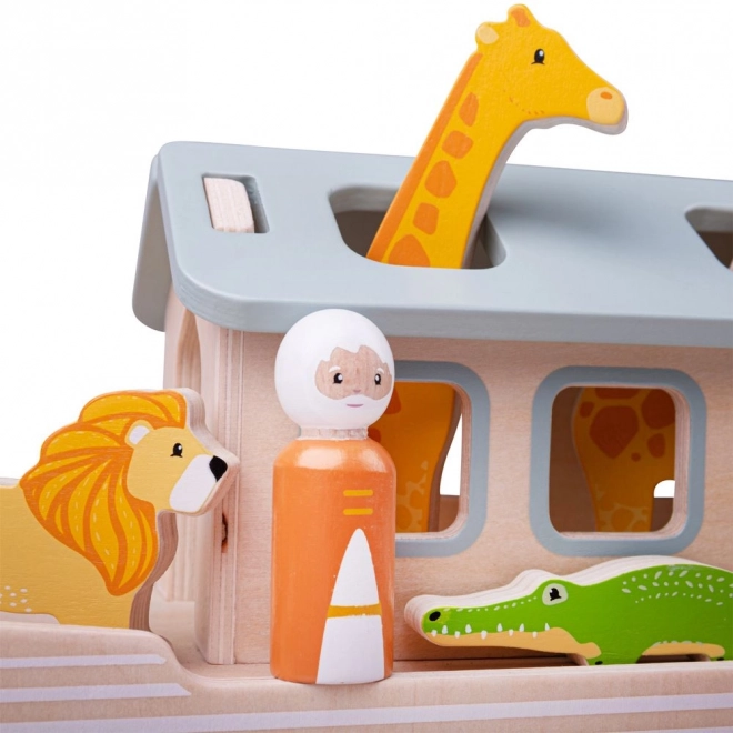 Trælegetøj Noas Ark fra Bigjigs Toys