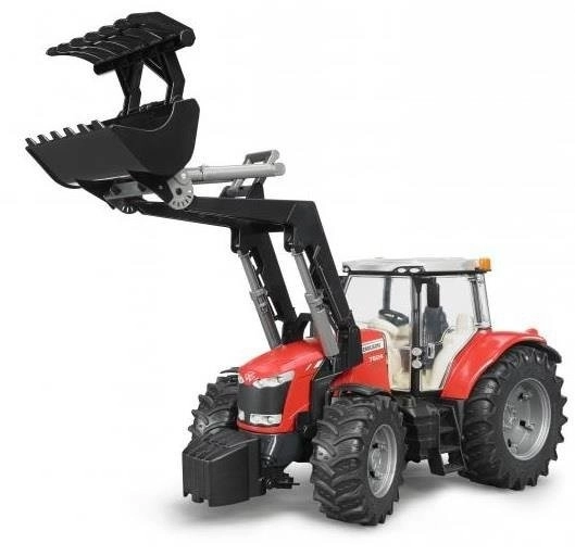 Bruder Traktor MASSEY FERGUSON 7624 med frontlæsser