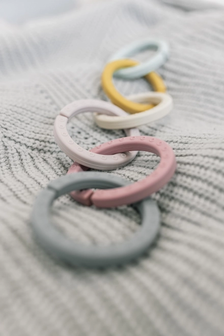 Silikone multifunktionelle ringe kæde, Multifarvet