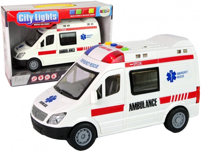 Ambulance Lys Lyd Lyd Friktionstræk