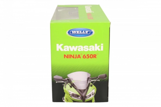 Welly Motorcykel Kawasaki Ninja 650R 1:10 grøn