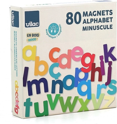 Vilac Træ Magnetisk Alfabet Små Bogstaver