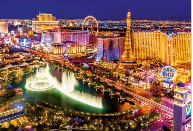 Ikonisk panorama over Las Vegas
