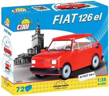 Ikonisk FIAT 126p i skala 1:35