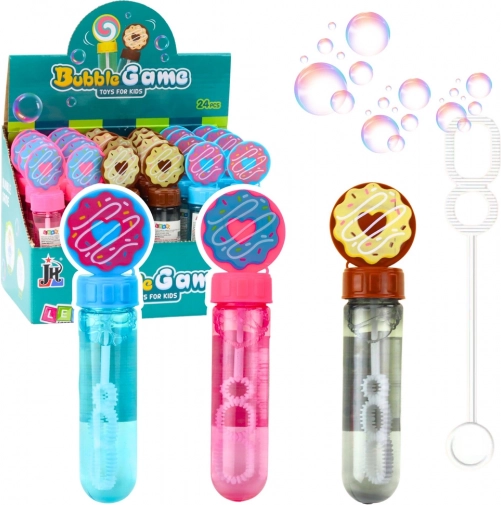 Sæbebobler Donut 3 Huller Mix Farver 30 ml