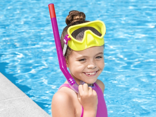 Bestway dykker maske med snorkel til børn 3+ – Gul