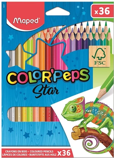 Farveblyanter MAPED Color'Peps, 36 stk.