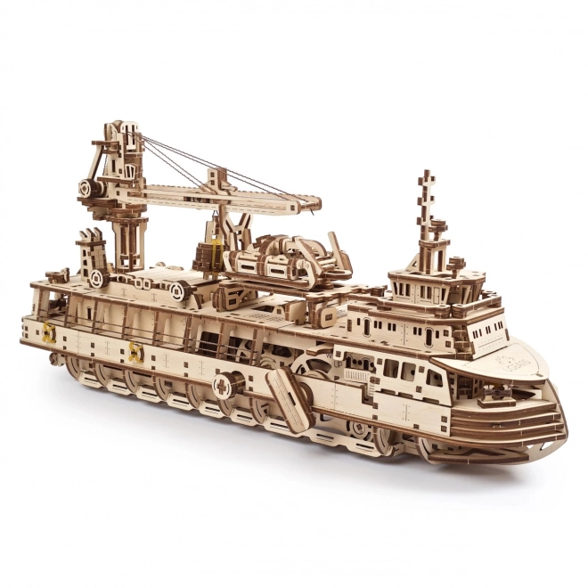 Ugears 3D puslespil - Forskningsdamper 575 dele