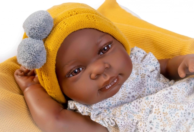 Antonio Juan 50287 MULATO - realistisk dukke baby med hel vinylkrop - 42 cm