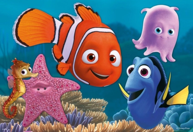 RAVENSBURGER Puslespil Find Nemo 2x12 brikker