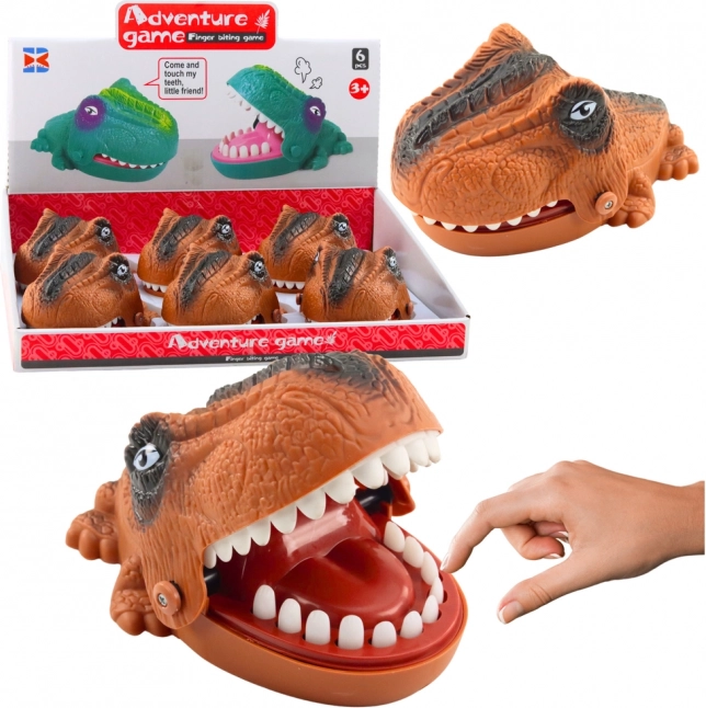 Færdighedsspil Bidende Angribende Dinosaur Brun