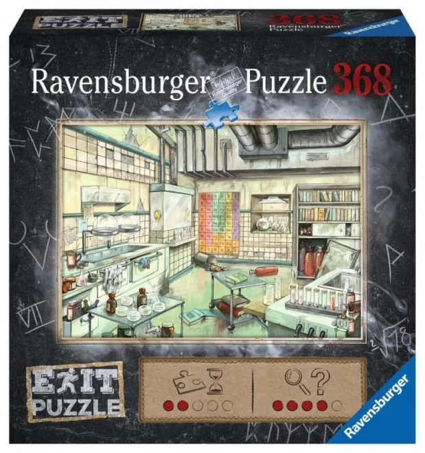 Ravensburger puslespil Exit: laboratorium 368 brikker