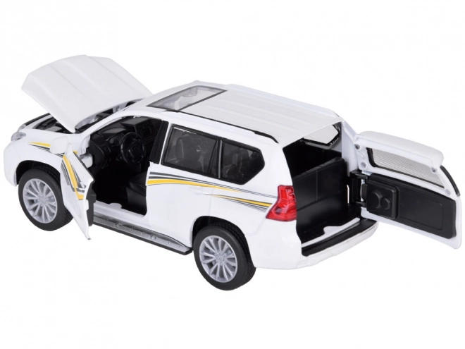 Metalmodel Toyota Land Cruiser Prado med effekter