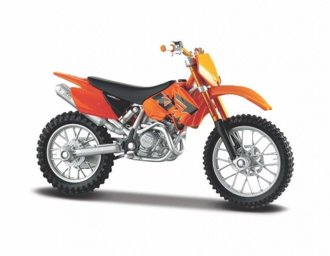 Metalmodel af motorcykel KTM 525SX 1/18 med stativ