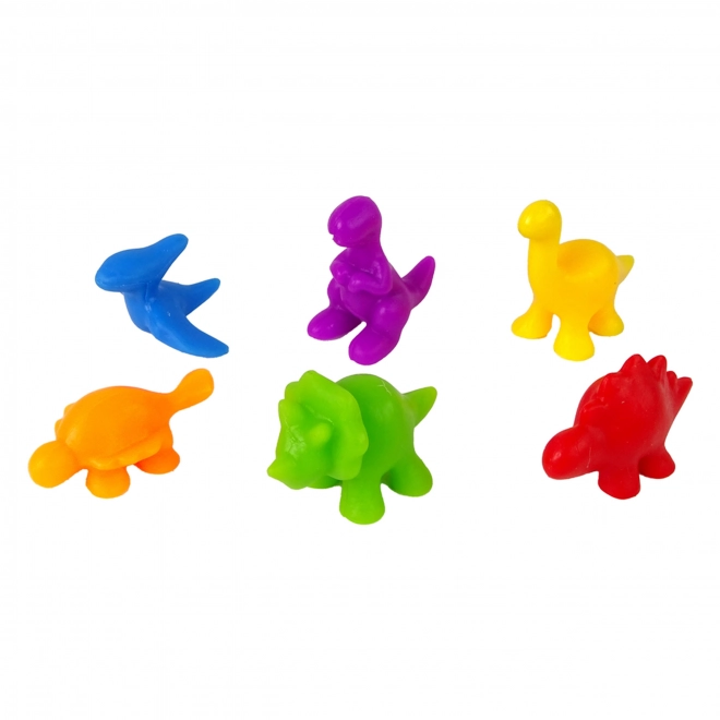 WOOPIE Uddannelsessæt Lær At Tælle Montessori Dino Puslespil 95 stk